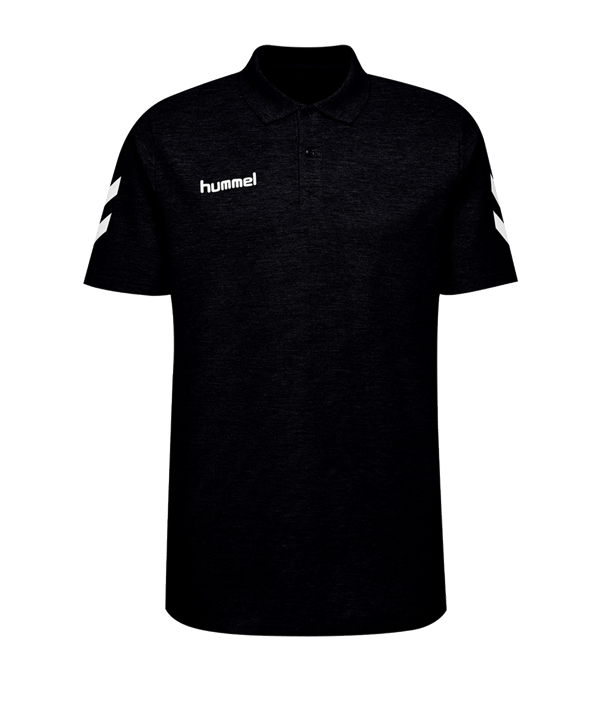 Hummel Cotton Poloshirt Kids Schwarz F2001 - schwarz
