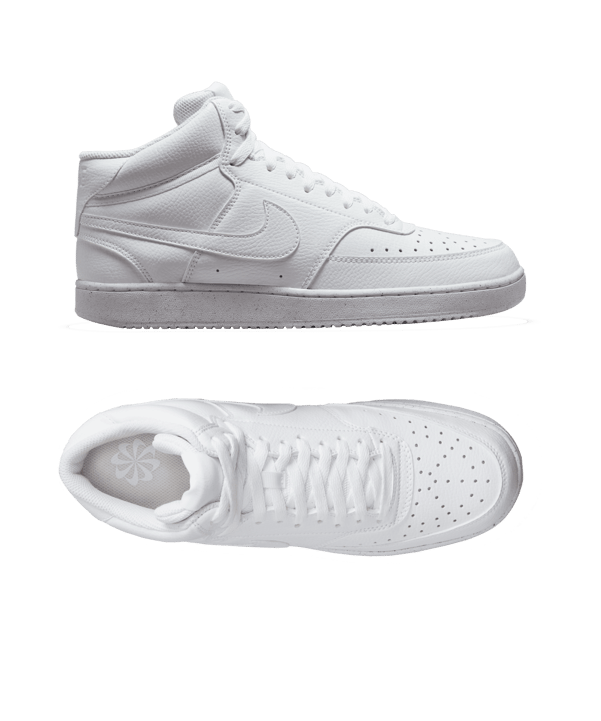 Nike Court Vision Mid Next Nature Weiss F100 - weiss