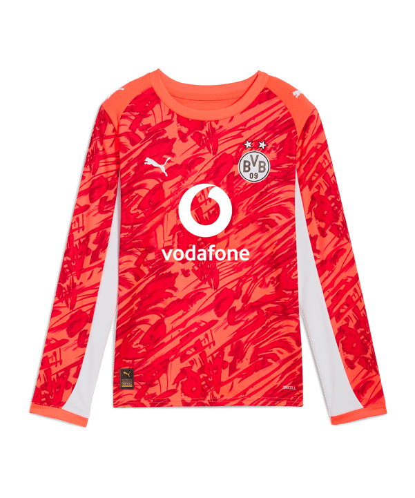 PUMA Borussia Dortmund LS Torwarttrikot 2025/2026 Kids Rot F99 - rot