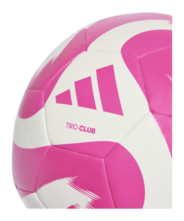 adidas Tiro Club Trainingsball Weiss Pink - weiss