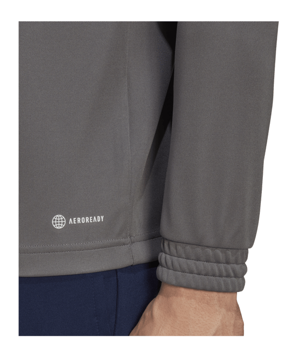 adidas Entrada 22 HalfZip Sweatshirt Grau - grau