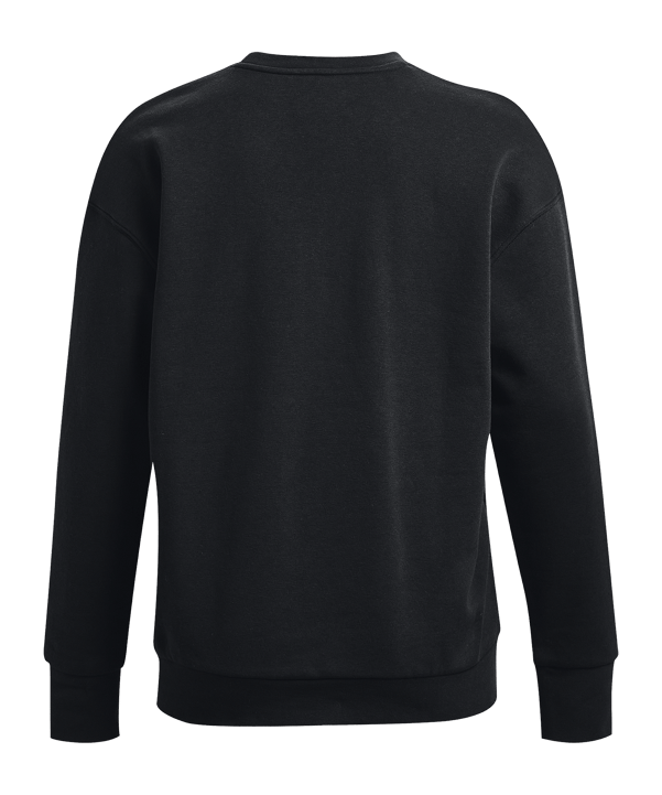 Under Armour Ess Fleece Sweatshirt Damen Schwarz - schwarz
