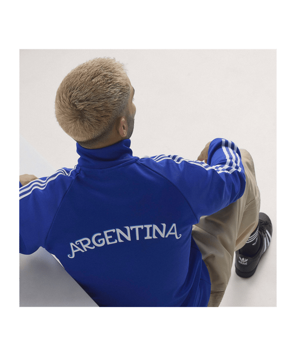 adidas AFA Argentinien Originals Jacke Blau - blau