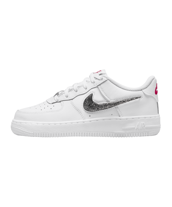 Nike Air Force 1 LV8 Kids (GS) Weiss Schwarz F100 - weiss
