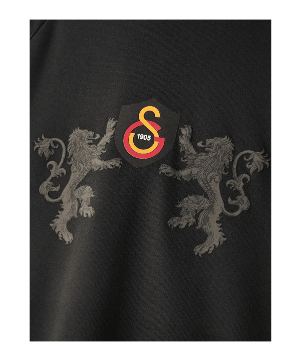 Galatasaray Istanbul Match Day Aslanli T-Shirt Kids Schwarz - schwarz