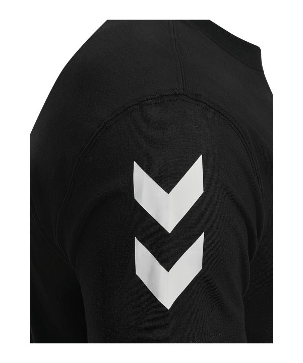 Hummel Go 2.0 Chevron T-Shirt Schwarz F2001 - schwarz