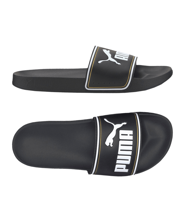 PUMA Leadcat FTR Badelatsche Schwarz F01 - schwarz