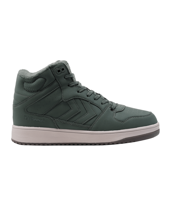 Hummel St. Power Play Mid Tex Sneaker Grün F6126 - gruen