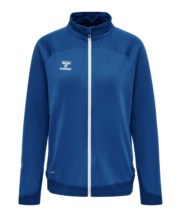 Hummel hmlLEAD Poly Trainingsjacke Damen F7045 - blau