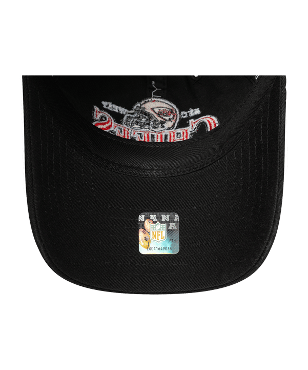 New Era NFL Kansas City Chiefs Helmet 9Twenty Cap Schwarz - schwarz