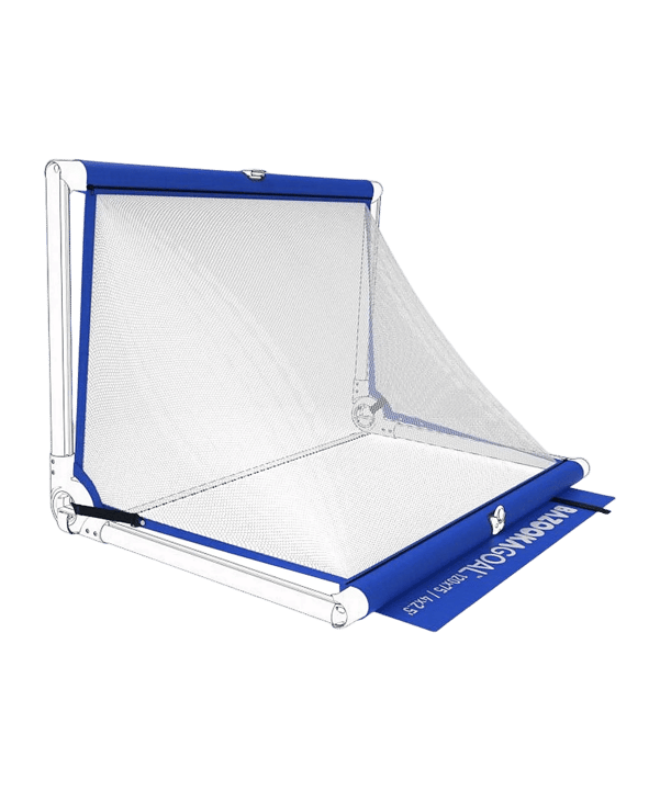 BazookaGoal SPARE-NET | 120x75cm Tornetz Blau