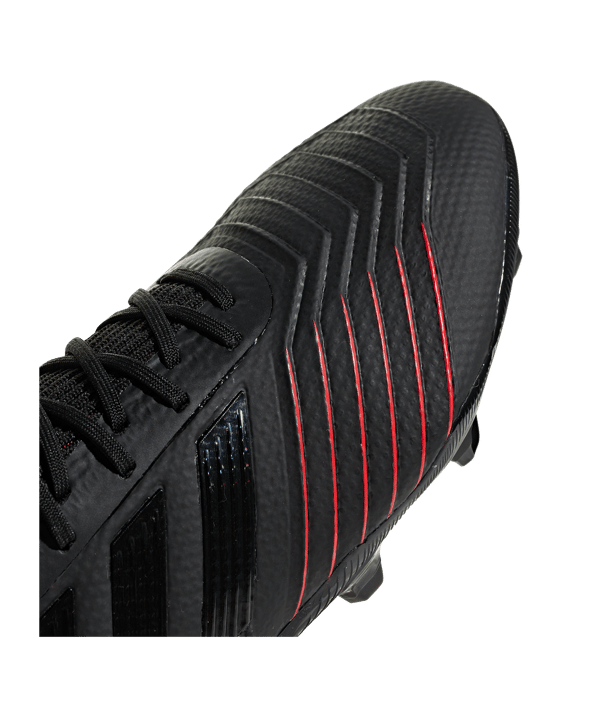 adidas Predator 19.1 FG J Kids Schwarz - schwarz
