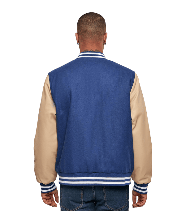 Urban Classic Big U College Jacke Blau - blau