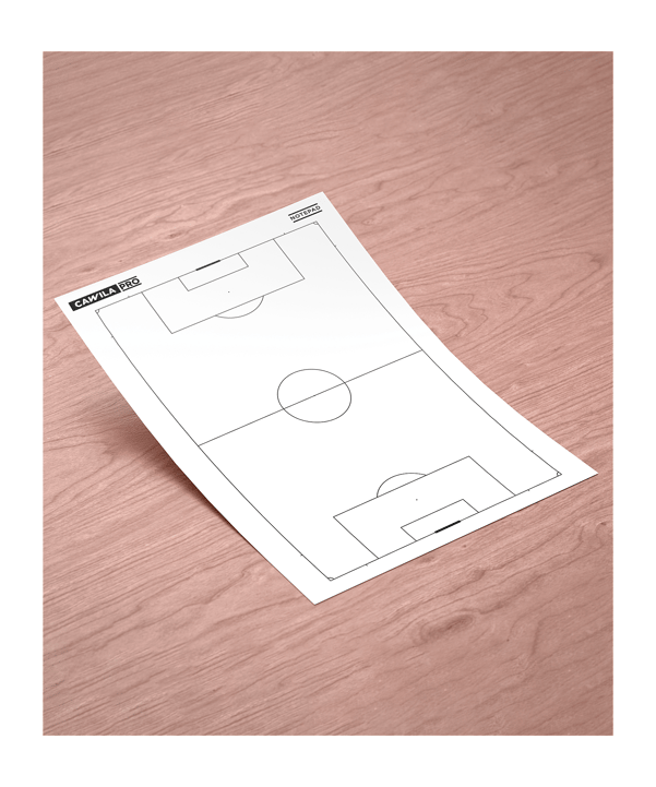 Cawila PRO 50 Blatt A5 Notepad Lehrblock Weiss - weiss