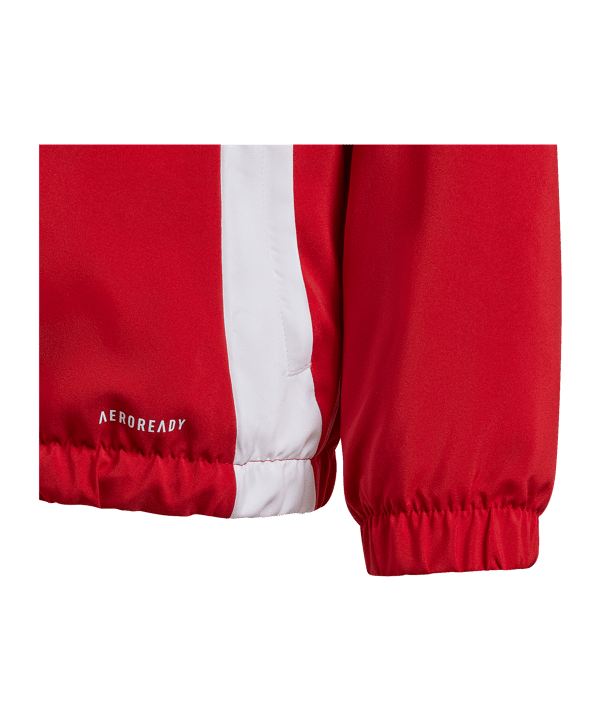 adidas Tiro 24 Windbreaker Kids Rot Weiss - rot
