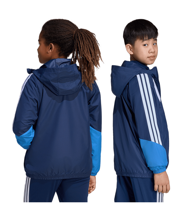 adidas Tiro 26 Competition Jas Kids Donkerblauw - blauw