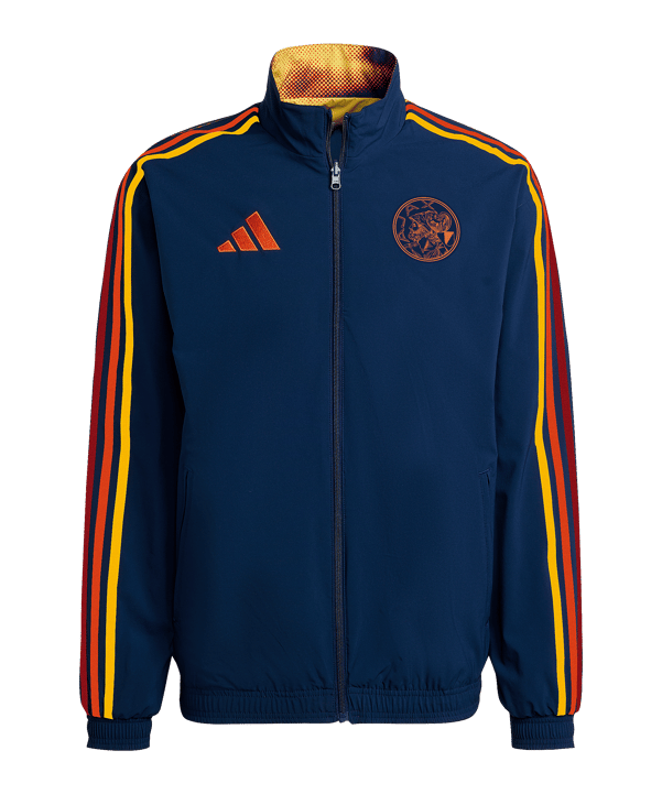 adidas Ajax Amsterdam Track Sweatshirt Blau - blau