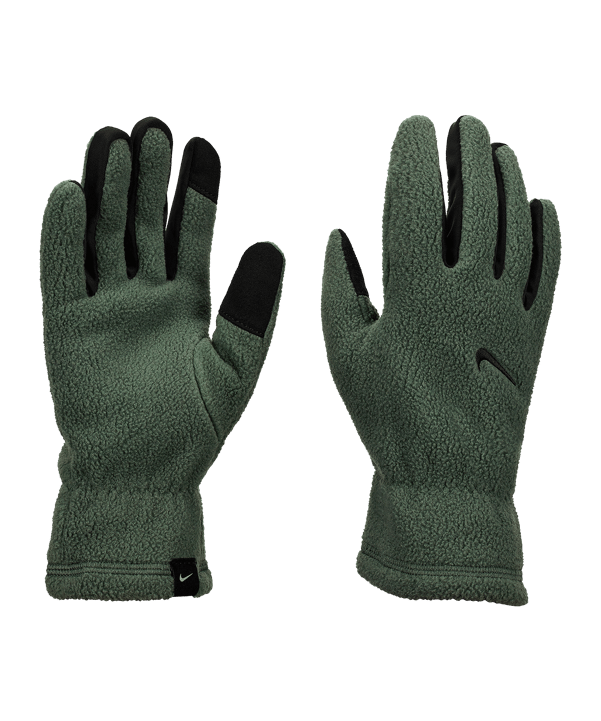 Nike One Therma-Fit Fleece Handschuhe Damen Grün F307 - gruen