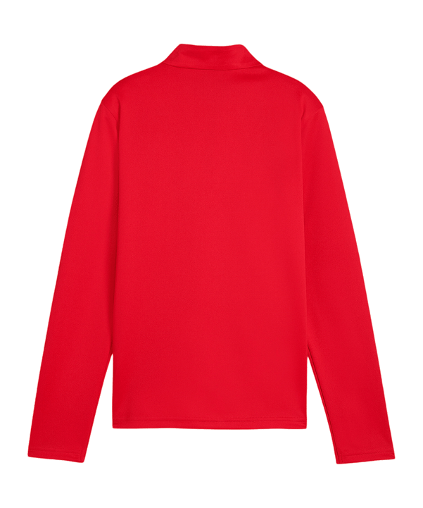 PUMA teamGOAL Training 1/4 Zip Sweatshirt Kids F01 - rot