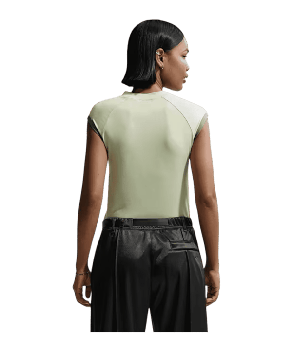 Nike Sleeveless Fitted Quarter T-shirt Dames Groen K371 - groen