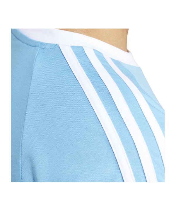 Adidas originals eqt tennis stripe t-shirt in blue outlet