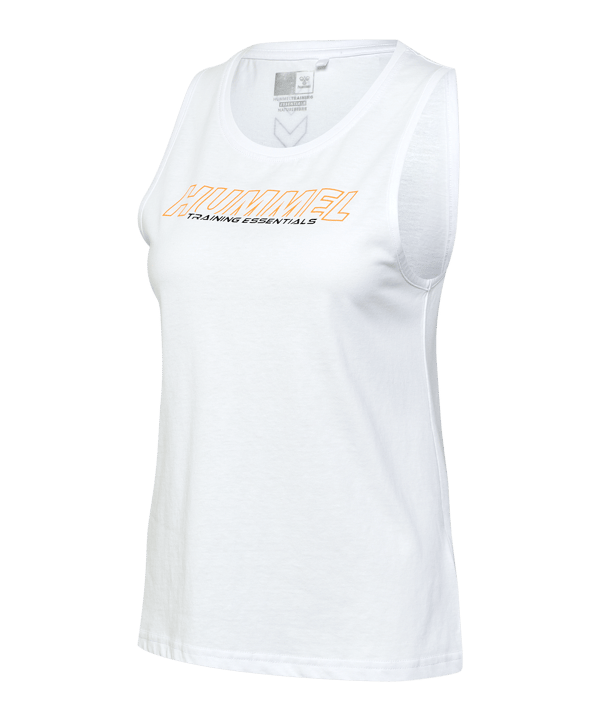 Hummel Te Confident Cotton Tanktop Damen Weiss F9001 - weiss