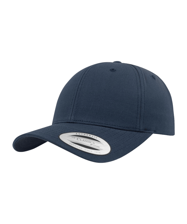 Merch Curved Classic Snapback Cap Navy - blau