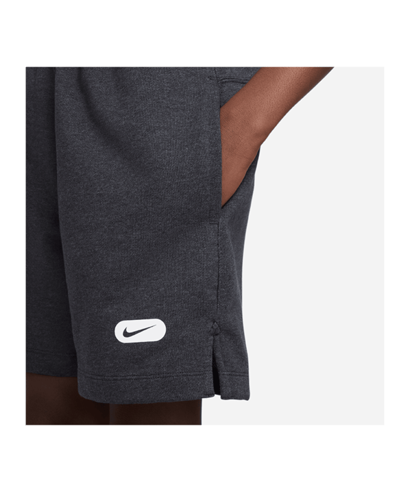 Nike Fleece Trainingsshort Kids Schwarz F010 - schwarz