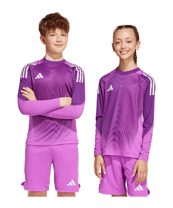 adidas Tiro 25 Pro Torwarttrikot Kids Lila - lila