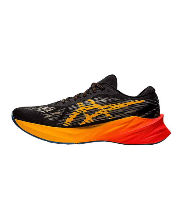 Asics Novablast 3 Schwarz Gelb F001 - schwarz