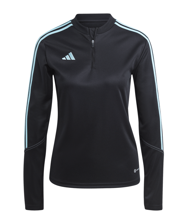 adidas Tiro 23 Club Trainingstop Damen Schwarz Schwarz Blau - schwarz