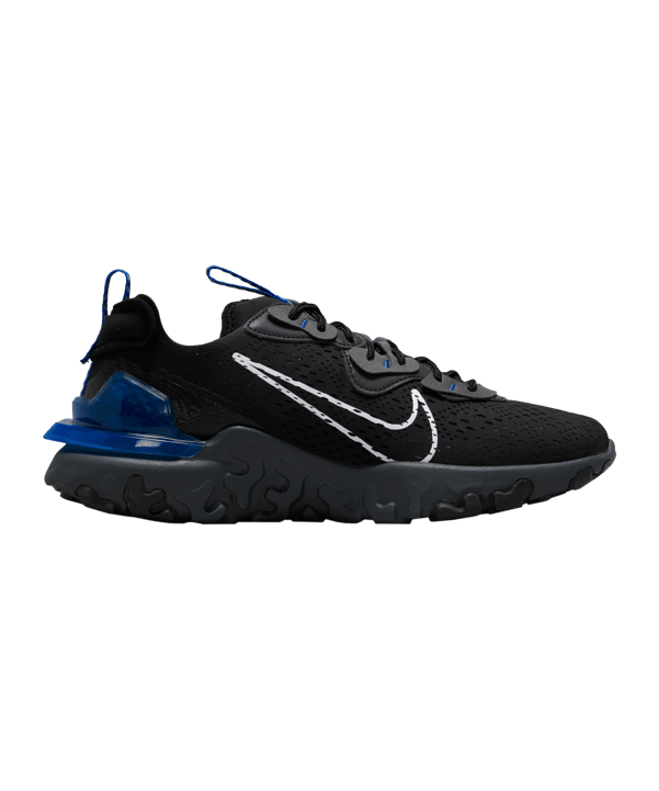 Nike React Vision Schwarz Weiss Blau F001 - schwarz