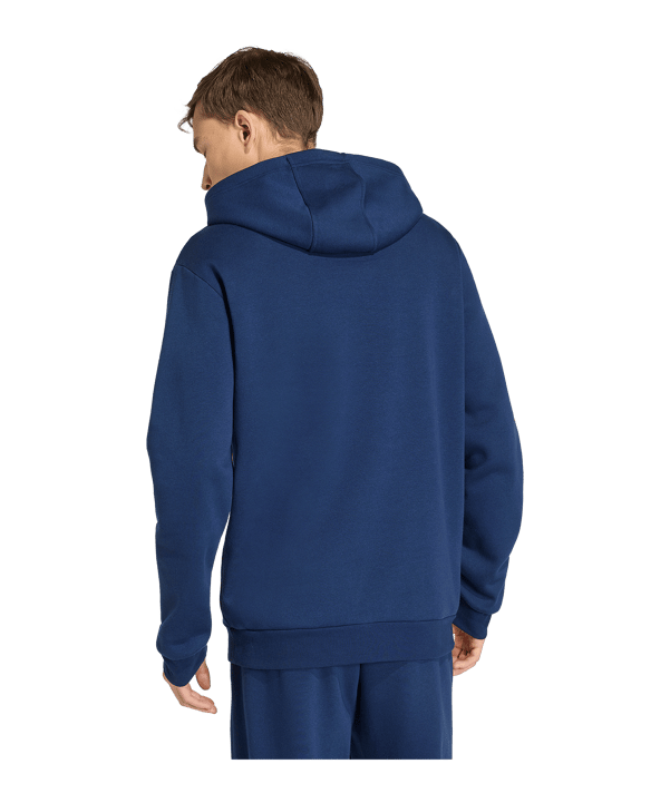 adidas Entrada 26 Hoody Dunkelblau - weiss
