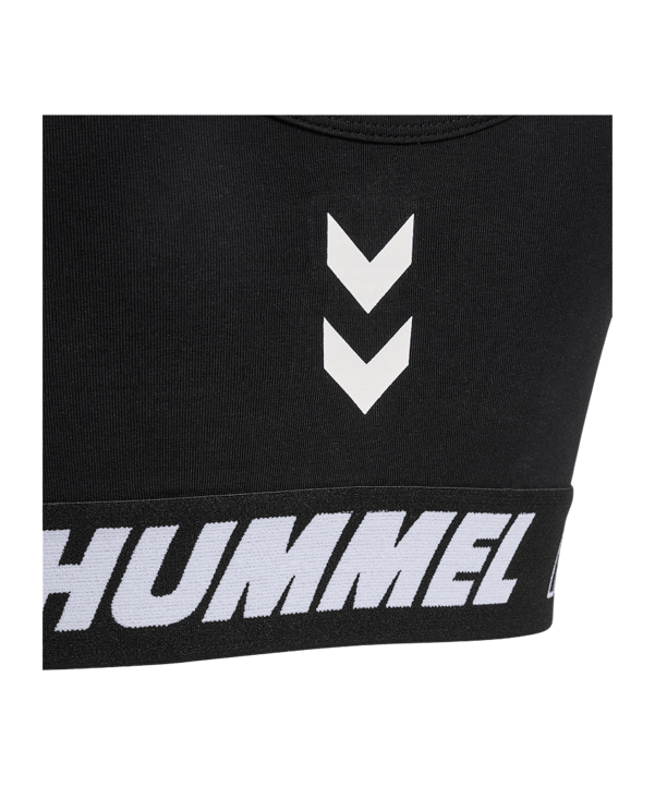 Hummel hmlTE Maja Sport-BH Damen Schwarz F2001 - schwarz