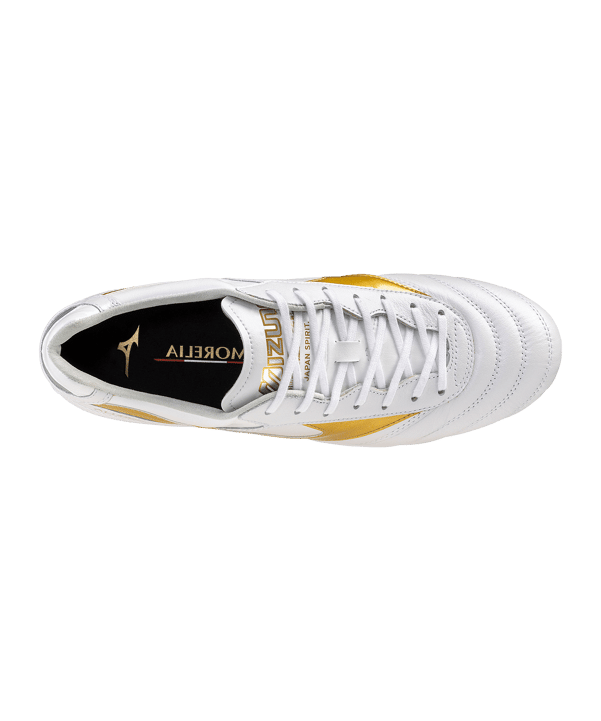 Mizuno Morelia II Japan FG Bright Gold Weiß F50 - weiss