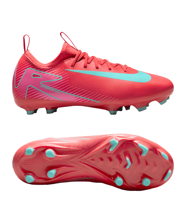 Nike Jr Air Zoom Mercurial Vapor XVI Academy MG Mad Energy Kids Rot F800 - rot