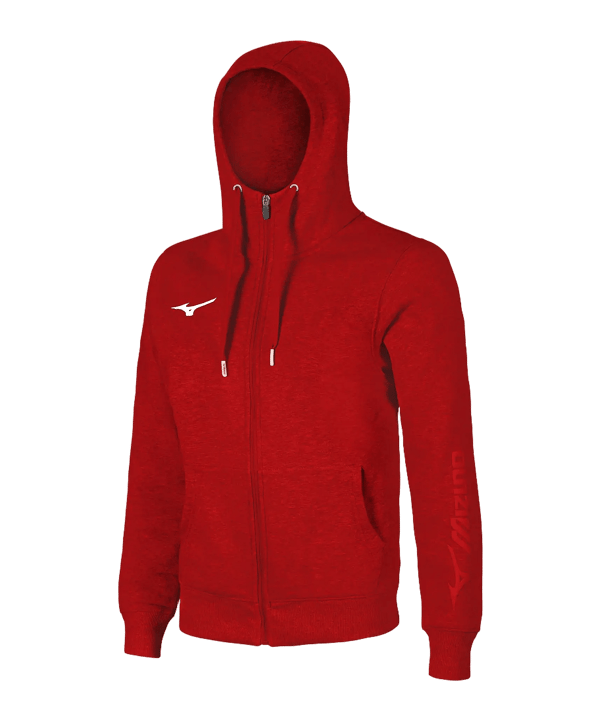 Mizuno Sweat Jas met capuchon Kinderen Rood K62 - rood