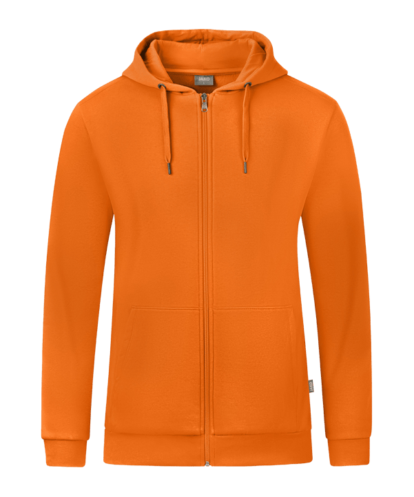 JAKO Organic Kapuzenjacke Orange F360 - orange