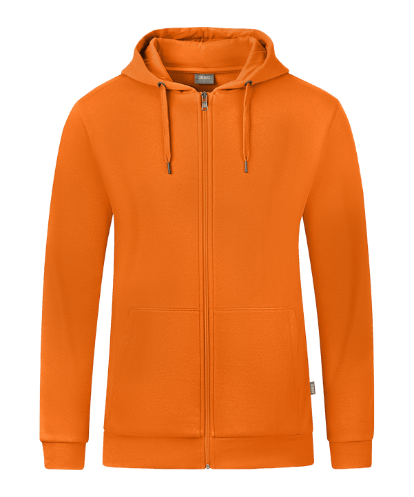 JAKO Organic Kapuzenjacke Orange F360