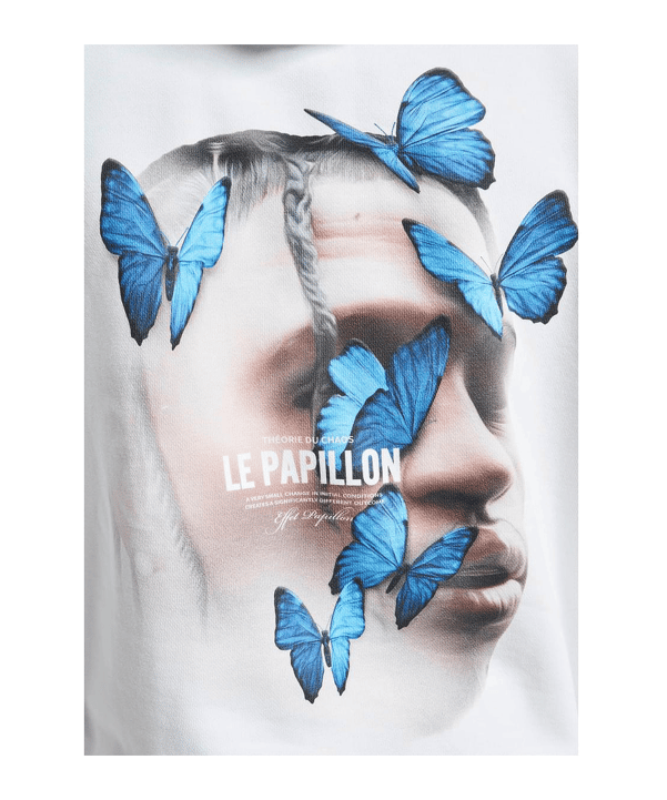 Mister Tee Le Papilloversized Hoody Weiß - weiss