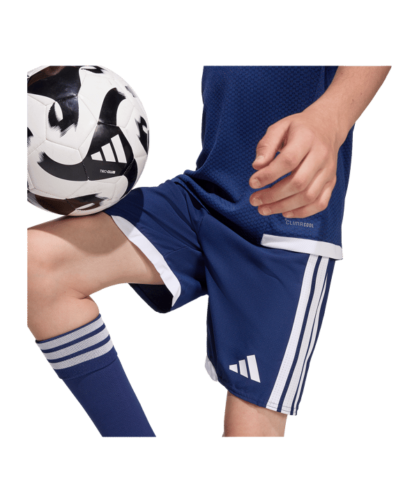 adidas Tiro 26 Competition Short Kids Dunkelblau - weiss