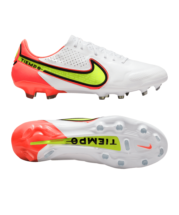 Nike Tiempo Legend IX Motivation Elite FG Weiss Rot F176 - weiss