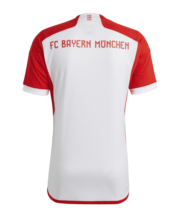 adidas FC Bayern München Trikot Home 2023/2024 Weiss Rot - weiss