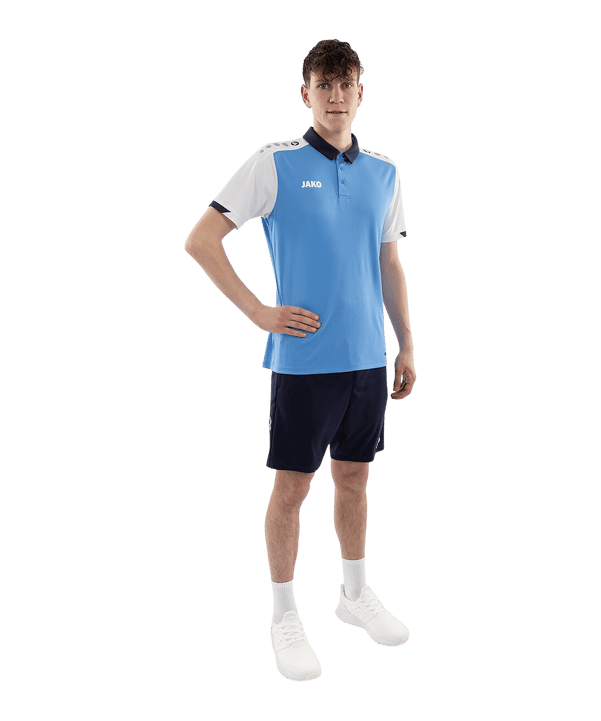 JAKO Dynamic Polo Blau F431 - blau