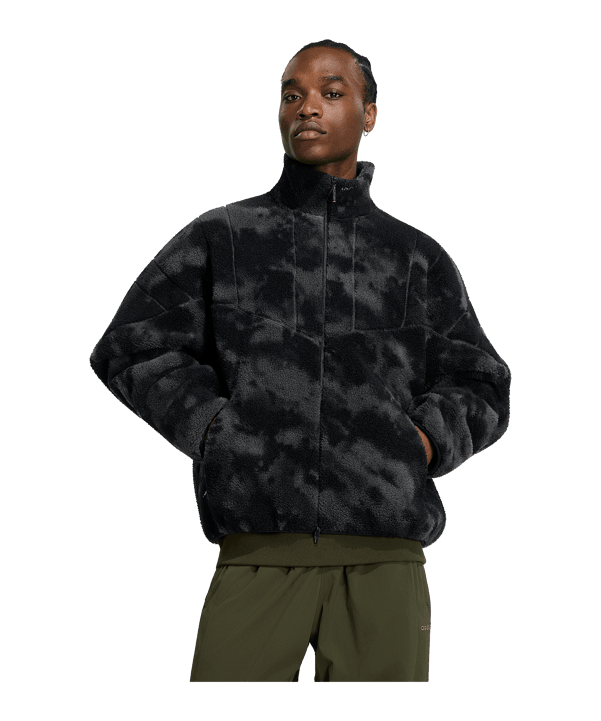 adidas Originals Camo Polarfleece Track Giacca Nero - nero