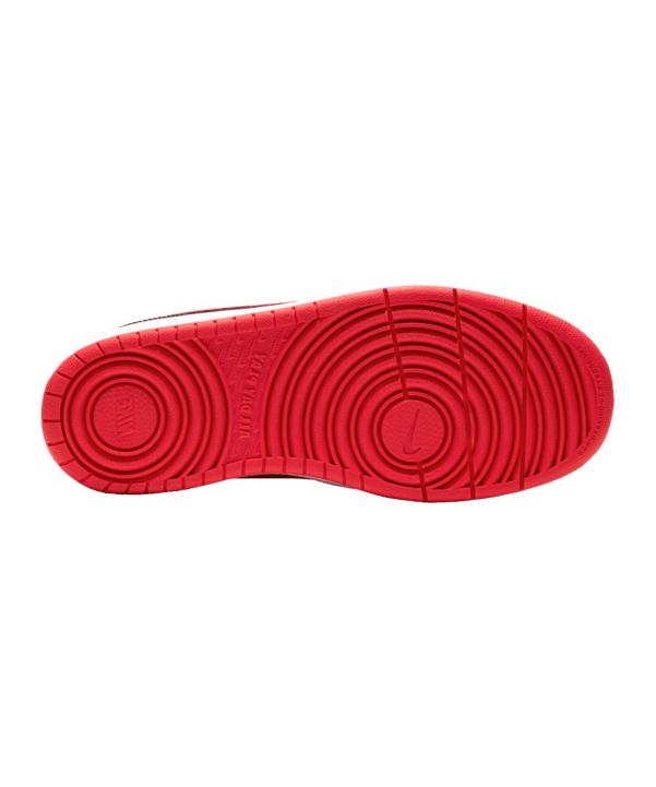 Nike Court Borough Low 2 GS Kids Schwarz Rot F007 - schwarz