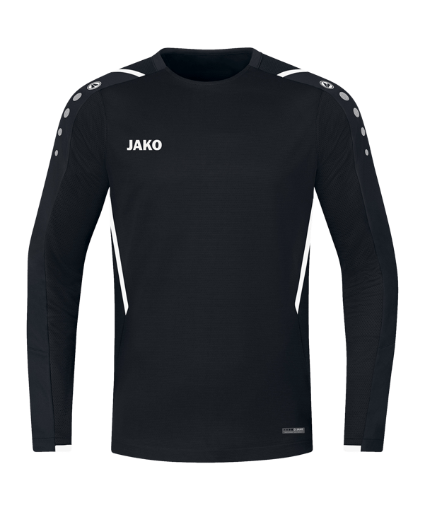 JAKO Challenge Sweatshirt Schwarz Weiss F802 - schwarz