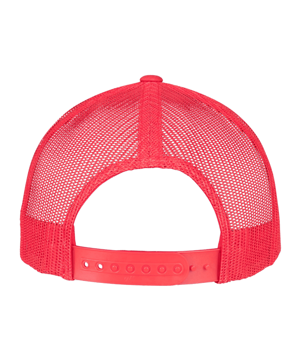 Merch 5 Panel Retro Trucker Cap Red - rot