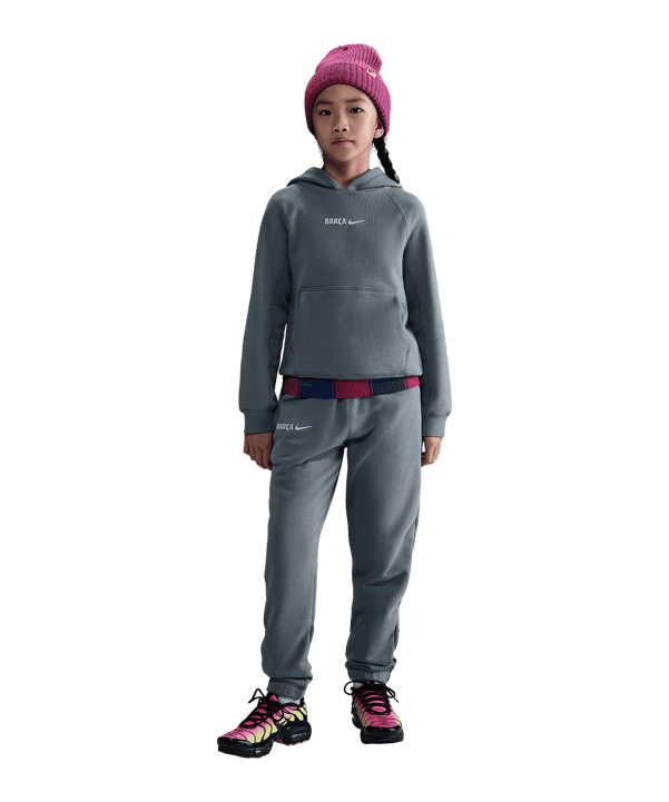 Nike FC Barcelona NSW Air Hoody Kids Grau F084 - grau