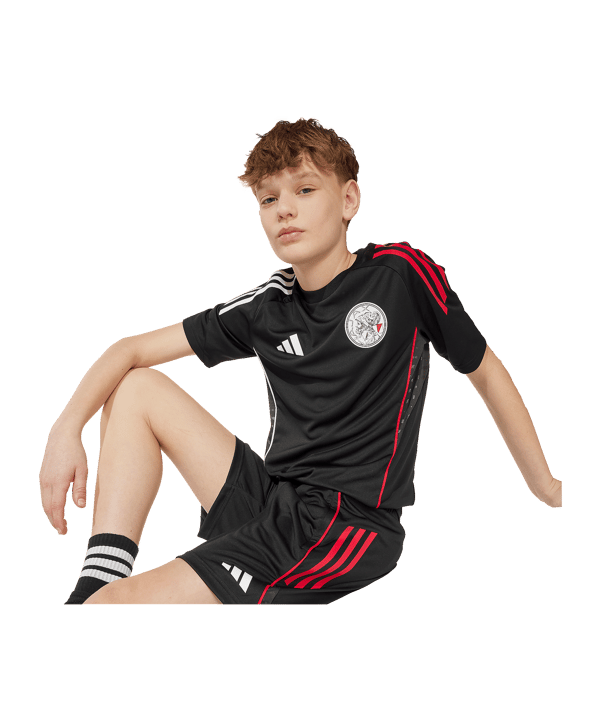 adidas Ajax Amsterdam Training Short Kids Schwarz - schwarz